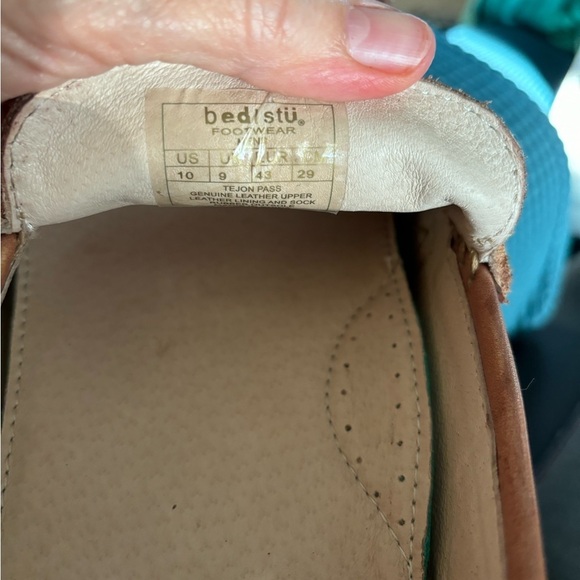 Bed/Stu Tejon Pass Slip-On Loafer~Driving Moc Sz. 10 Tan Leather Casual - Picture 6 of 6